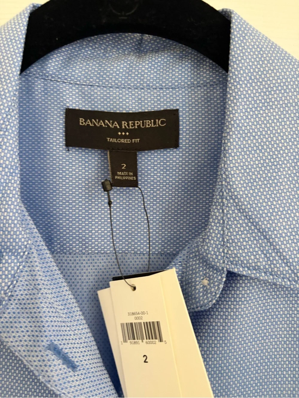 Banana Republic Light Blue Long-Sleeve Button Shirt